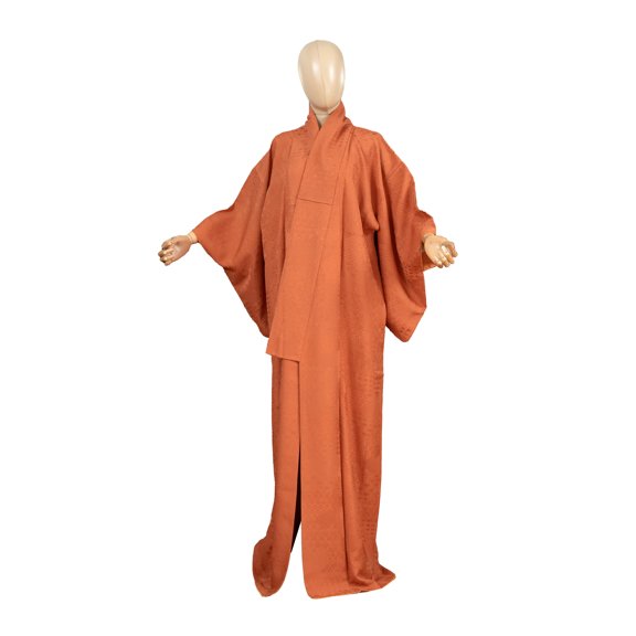 DEAR VANILLA Authentic Traditional Japanese Tango Chirimen Silk Iromuji Kimono for Women Robe Made in Japan KMC-0032