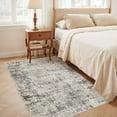 thumbnail image 4 of UERMEI 3'x5' Area Rugs for Entryway, Washable Non-slip Soft Indoor Door Mats, Modern Abstract Throw Rug for Bedroom Laundry Room Carpet, Brownish Pink, 4 of 9