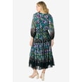 thumbnail image 2 of Roaman's Women's Plus Size Georgette Tiered Dress, 2 of 3