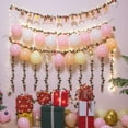 thumbnail image 4 of Flower Garland Rose Vines, 5 Strands Ft Flowers Vines for Bedroom with 33 Ft/LED String Lights, Rose Flower Garland Decoration, Rose Floral Garland for Room Table Wedding Decor, 4 of 5