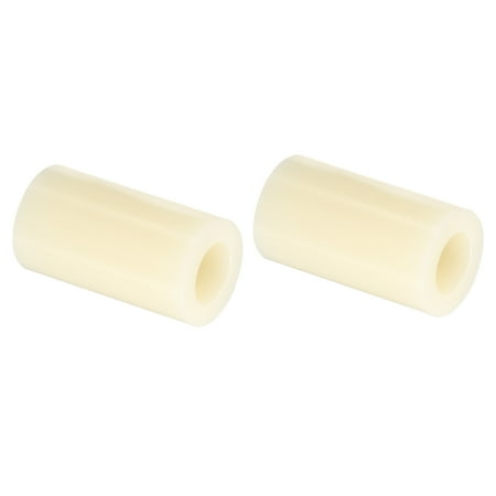 

Uxcell Round Spacer Washer 48 Pack Nylon 6.2mm ID x 11mm OD x 20mm L for M6 Screws Block Beige