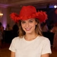 thumbnail image 1 of Chapeau Bob pour Tenue Décontractée avec Style à Grand Bord Occidental pour Fêtes et Concerts, 1 of 4