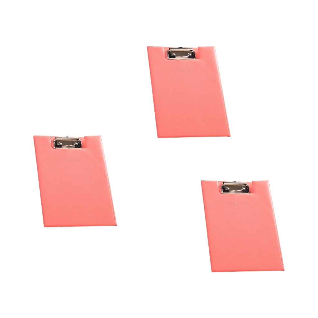 Foldable Clipboard with Clear Internal Pocket for Office Meeting and Conference