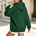 thumbnail image 7 of SYwaren Oversized Sweatshirt for Women Half Zip Hoodie Long Sleeve Casual Side Slit Tops, 7 of 7