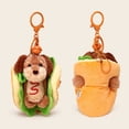 thumbnail image 7 of Cartoon Hamburger Dachshund Keychain, Cute Dog Keychain Bag Charm Keyring Pendant for Handbag Purse Car Keys Accessories, 7 of 7