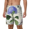 thumbnail image 2 of Gaeub Vintage Flower Mens Swim Trunks Stretch Beach Shorts Quick Dry for Men Swim Shorts Swimwear with Pockets- XX-Large, 2 of 9