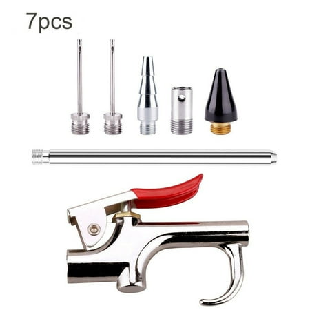

BCLONG 7pcs Air Compressor blowing tool NPT Air Inlet Inflatable Needle Cleaning kit