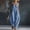 🔥 Blue, variant on Sentmoon Travel Outfits for Women Sleeveless Date Night Rompers Loose Fit Spaghetti Strap Vacation Outfits Summer for Work and Office S-2XL
