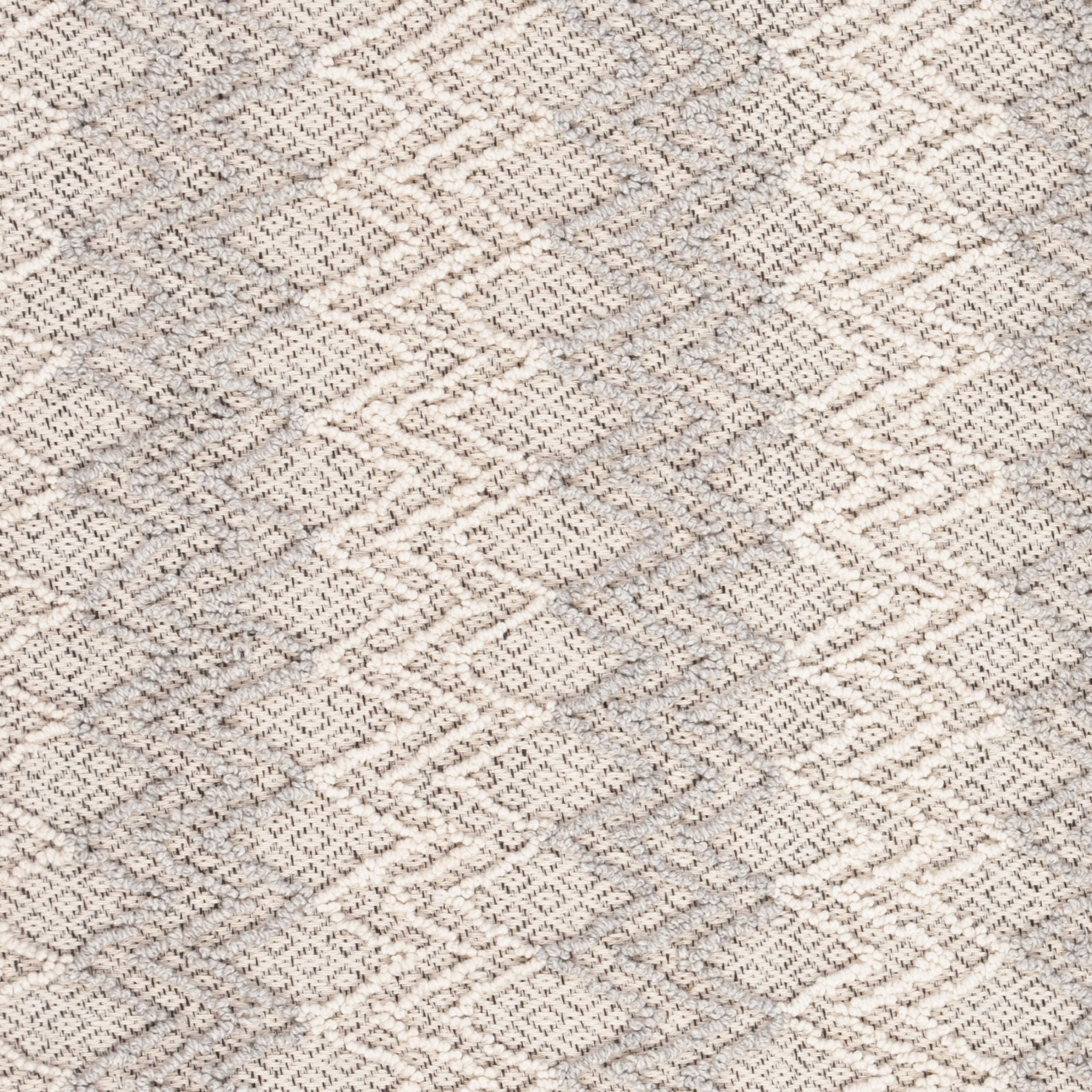 SAFAVIEH Trace Hermite Geometric Chevron Wool Area Rug, Blue/Black, 2'3" x 4'