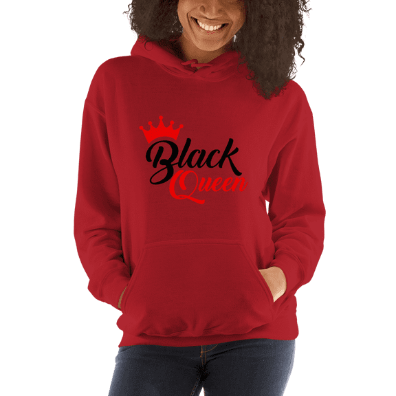 Black Queen Ladies' Hooded Sweatshirt