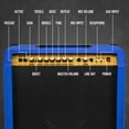 thumbnail image 2 of LyxPro Electric Guitar Amplifier 60 Watt Guitar Amp w/Built-In Speaker - Blue, 2 of 5