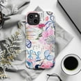 thumbnail image 6 of Floral Collage Phone Case, Artistic Botanical & Ribbon Illustration iPhone Cover, Elegant Protective Case for iPhone 17 16 15 14 13 12 11 Pro Max Plus Mini, 6 of 6