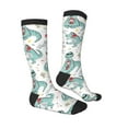 thumbnail image 3 of Balery Music Lover Dinosaur Fun Novelty Socks Men'S Women'S Crew Socks Funny Crazy Novelty Socks Quirky And Cool Socks, 3 of 9