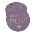 thumbnail image 1 of Inkdotpot Pack Of 100 Real Rose Gold Foil Paper Tags Ready To Pop Baby Shower Favor Hang Tags, 1 of 7