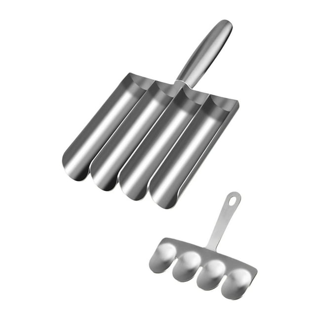 Food Clips - Meatball Maker Tool Quadruple Kitchen Meatball Maker Easy Stainless Steel Meatball Making Spoon With Cutting For Manual Meatball Lovers