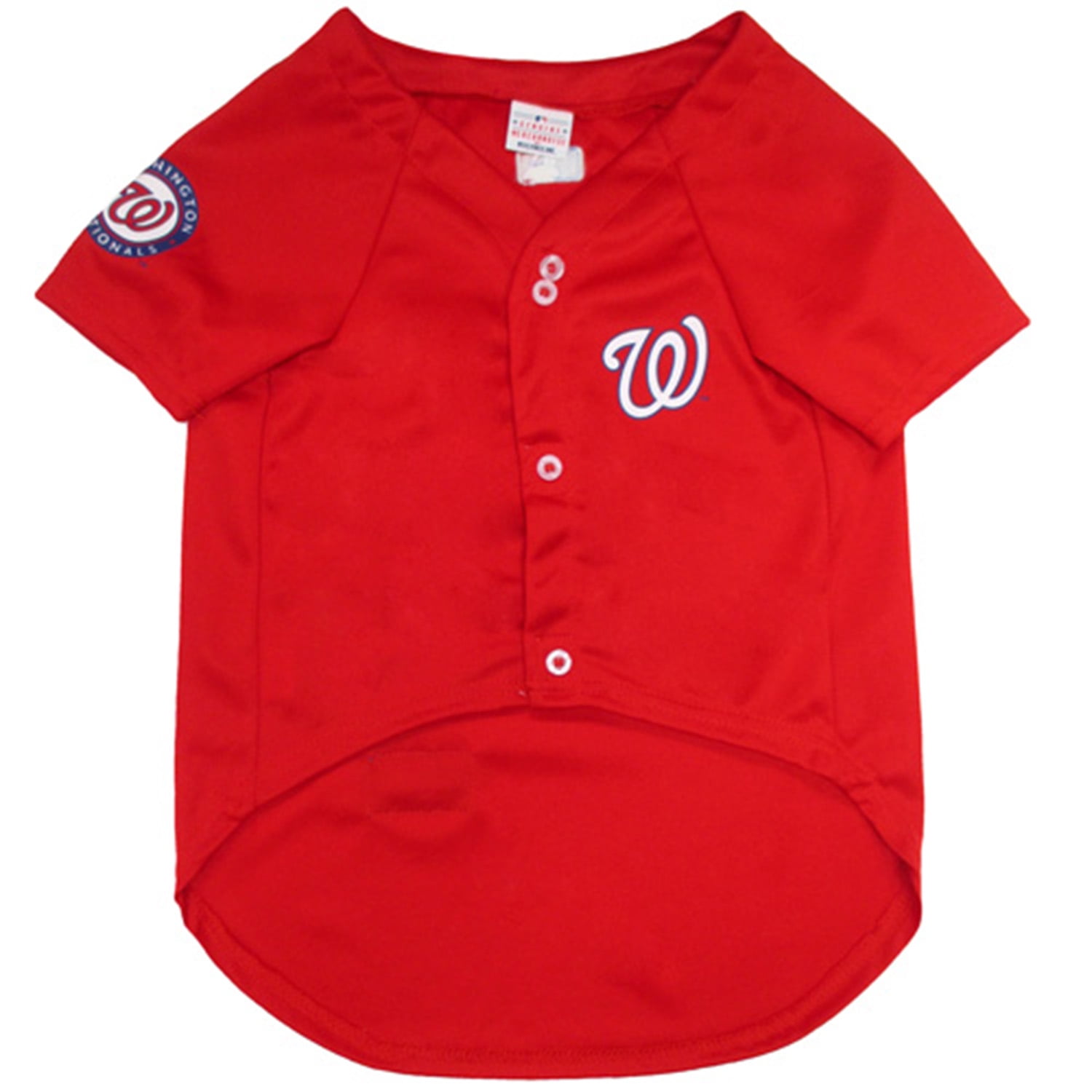 Pets First MLB Washington Nationals Mesh Jersey for Dogs and Cats - Licensed Soft Poly-Cotton Sports Jersey - XX-Large