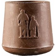 Brazos Walking Stick or Cane Large Rubber Tip, 1-1/16 Inch