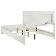 thumbnail image 2 of Dex 4pc Queen Bedroom Set with Modern LED Headboard- Mirror- White, 2 of 6