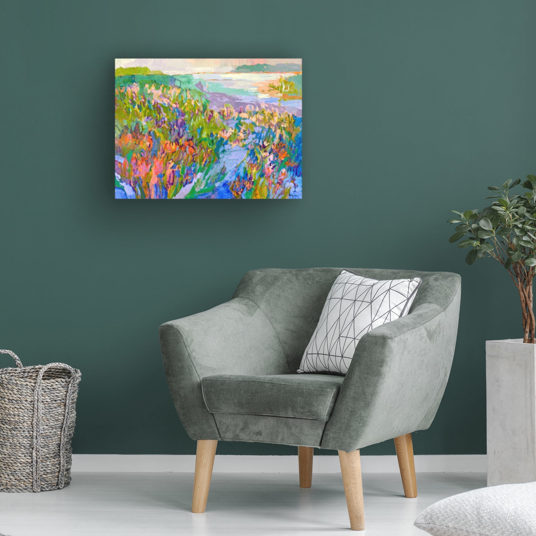 Canvas Wall Art - Dorothy Fagan 'Drenched In Light ' Wall Art for Living Room, Bedroom, or Office Décor by Trademark Fine Art - 47 x 35 Inches