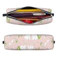 thumbnail image 2 of Fotbe Rabbit Pattern Leather Pencil Case, Pencil Pouch with Durable Zipper, Compact and Stylish Organizer for Stationery, Art Supplies, Travel Essentials, 2 of 7