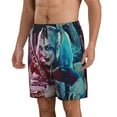 thumbnail image 2 of Harley Quinn Mens Swim Trunks Quick Dry Board Shorts With Mesh Lining, Beach Shorts Swimwear Bathing Suits, 2 of 7