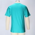 thumbnail image 5 of FRSASU Men's Pocket T-Shirt, Cool & Breathable Cotton Tees, Loose Fit Undershirts for Men Mint Green, 5 of 9