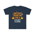 thumbnail image 1 of Can't scare me  I'm a court clerk Unisex T-shirt S-3XL Halloween, 1 of 2