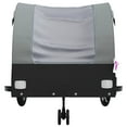 thumbnail image 6 of vidaXL Bike Trailer Black and Gray 99.2 lb Iron, 6 of 12