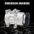 thumbnail image 6 of Aspligo CO29159C A/C Compressor with Clutch for Hyundai Sonata 2.0L/2.4L 2012-2014, Kia Optima 2.0L/2.4L 2012-2018, Replaces 977013V110 977013V110RU, 6 of 8