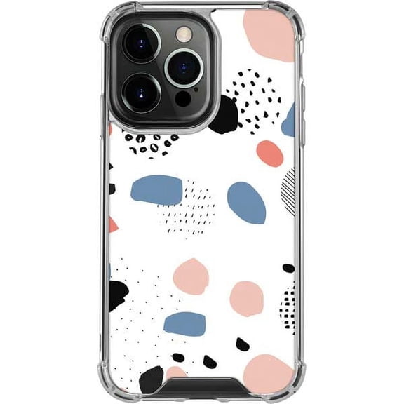 Skinit Polka Dots Patterned Dots iPhone 14 Pro Clear Case
