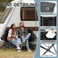 thumbnail image 6 of FICISOG Oversized Heated Camping Chair, Two Person Folding Loveseat Double Camping Chair, Heavy Duty Heated Folding Chairs Moon Chair Lawn Chairs for Camping, 6 of 7