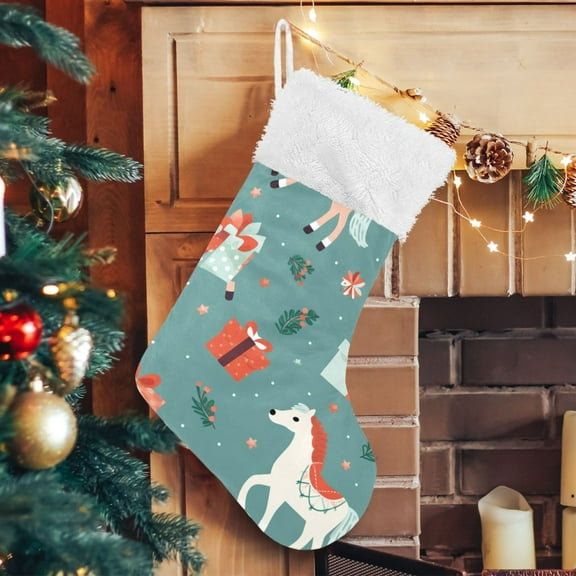 Horses Christmas Gift Christmas Stockings Xmas Stocking for Family Holiday Season Party Decorations