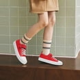 thumbnail image 5 of Toddler Shoes for Girls Boys Low Top Kids Canvas Sneakers Classic Adjustable Strap Casual Shoes Comfy Fashion Running Walking Sneaker Indoor Outdoor, 5 of 6