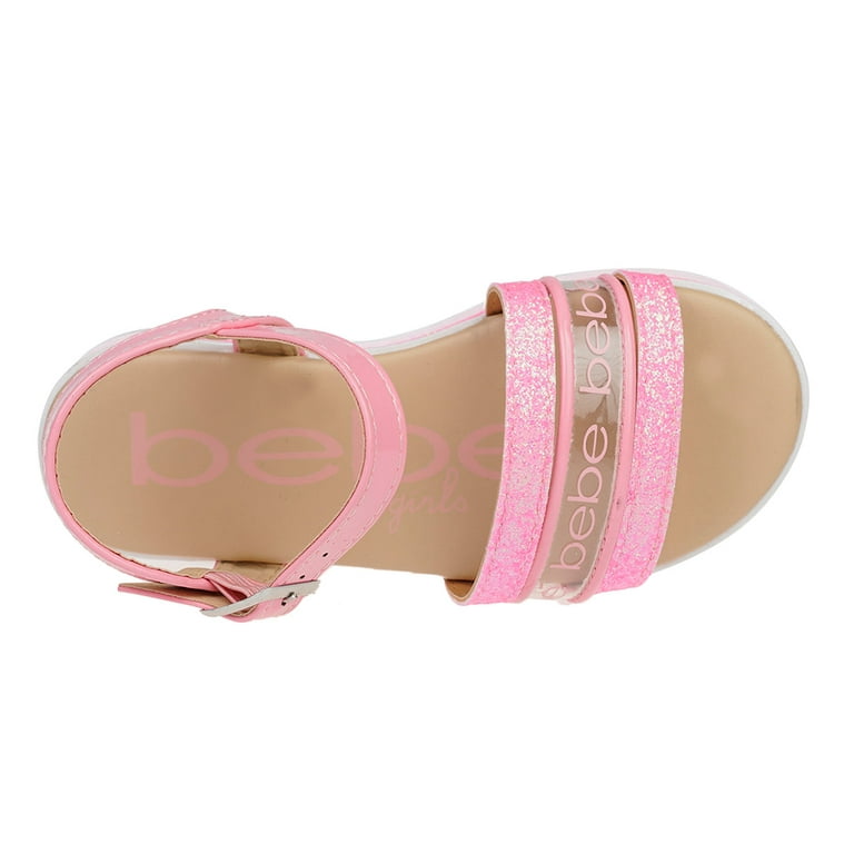 Whirlpool Heel veel goeds kruipen bebe Fashion Sparkly Flat Sandals for Girls, Pink (Size 2) - Walmart.com