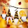 thumbnail image 1 of Thanksgiving Fall Gnome Autumn Gnome Hanging Ornament with Maple Leaves for Thanksgiving Halloween Fall Decor, 1 of 6