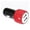 Red car charger, variant on Car Charger,Dual USB Port Fast Charging,Safety Hammer Design To Help Break Windows In Emergencies With Bling Rhinestones Crystal ,No More Cable Clutter