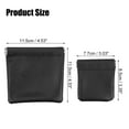 thumbnail image 4 of Unique Bargains Floral Makeup Bag Zipper Flower Cosmetic Pouch Black, 4 of 7