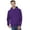 Purple, variant on - Reverse Weave Hooded Sweatshirt - S101