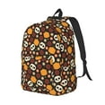 thumbnail image 2 of Balery Skulls Vintage Canvas Backpack for Men and Women - Large Capacity, Durable Travel Laptop Bag for School, Work, Hiking, and Outdoor Activities, 2 of 7