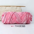 thumbnail image 1 of Nvzi Hilo de lana para proyectos de tejido y crochet: hilo teñido a mano de primera calidad, hilo de 200 g, hilo de lana suave y duradero, rosa multicolor, 1 of 4