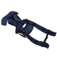 thumbnail image 2 of Portabebés Diseño ergonómico Transpirable Ajustable Cómodo Material de algodón suave Portabebés azul a rayas, 2 of 9