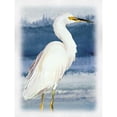 thumbnail image 3 of Loreth, Lanie 19x24 Black Modern Framed Museum Art Print Titled - Blue on Blue Heron II, 3 of 5
