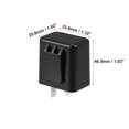 thumbnail image 3 of Unique Bargains 12V 2 Pin LED Electronic Flasher Relay for Motorbike Turn Signal Universal Warn Flash Relay Black, 3 of 6