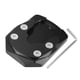 thumbnail image 1 of 1 Juego de extensión de soporte para motocicleta, almohadilla ampliadora, placa de soporte lateral negra para Yamaha YZF-R15 2017-2022, 1 of 1