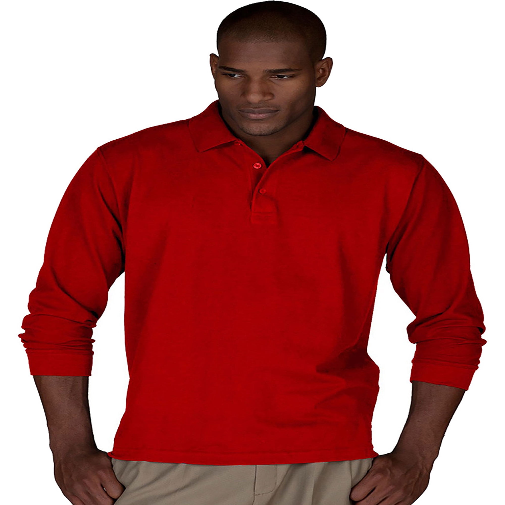 mens long sleeve polo shirts tall