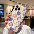 thumbnail image 5 of Compatible with iPhone 13 Pro Max Love Heart Oval Case with Adjustable Wrist Strap Kickstand Holder Hand Strap Glossy Protection Fashion Shockproof Case for Girls Women, 5 of 7