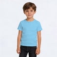 thumbnail image 2 of Byoo Tween Boy T-Shirt Solid Short Sleeve Crew Neck Basic Tee Shirt Casual Breathable Soft T Shirt for Kids, 2 of 5