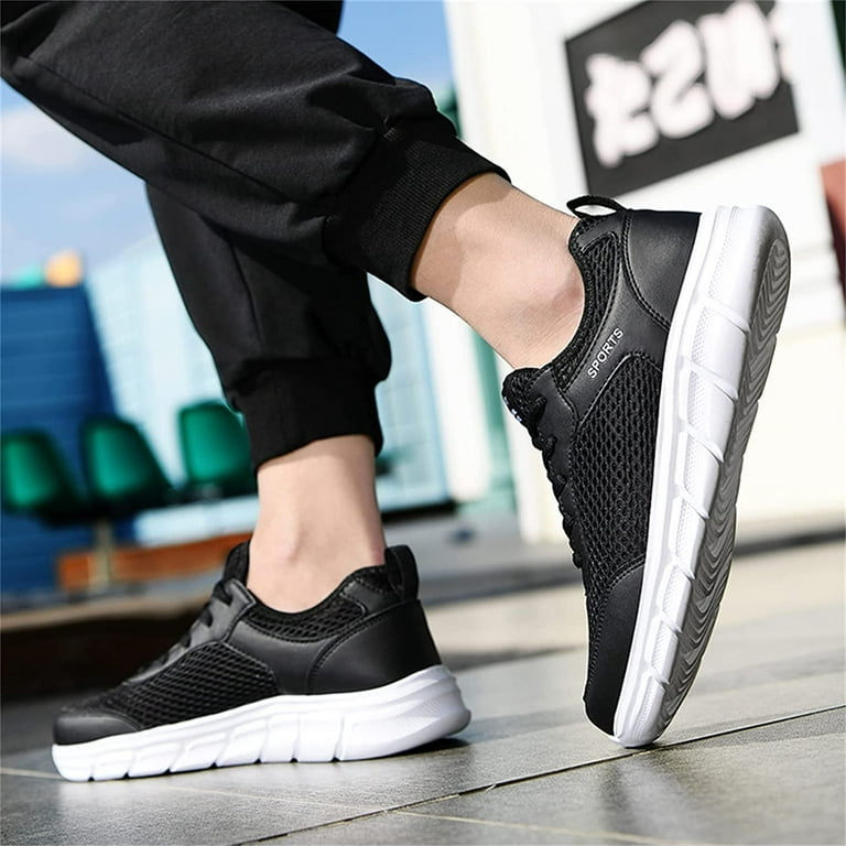 Men's Basketball Shoes Breathable Non-Slip Trainers Casual Soft Sole  Sneakers