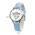 thumbnail image 5 of Women Watch Individual Special Design Faux Leather Band Ideal Wristwatch for Gifts, 5 of 8