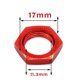 thumbnail image 3 of 4 piezas 7758 Tuercas hexagonales de aluminio de 17 mm para montaje de ruedas, estriadas y dentadas, para coche RC 1/5 Traxxas X-MAXX 77086-4 E-Revo 20 VXL, 3 of 5